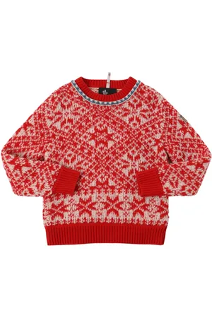 Moncler Suéter De Punto De Lana Bouclé