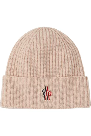 Moncler Gorro Beanie De Lana Virgen Con Logo