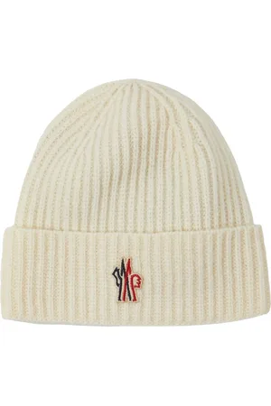 Moncler Gorro Beanie De Lana Virgen Con Logo