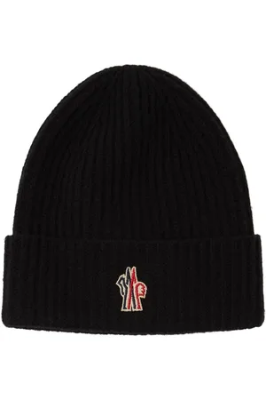 Moncler Gorro Beanie De Lana Virgen Con Logo