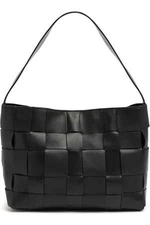 St Agni Bolso De Hombro Mini De Piel Tejida