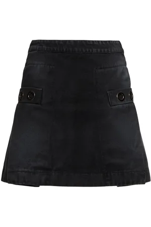Msgm Minifalda De Denim Con Decoraciones