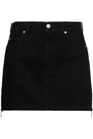 Msgm Mini Falda De Denim