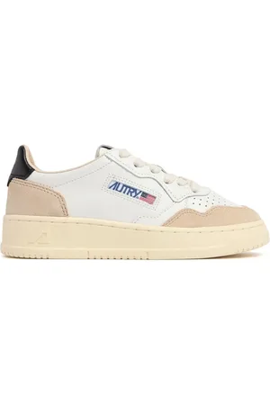 Autry Sneakers Medalist De Piel Con Cordones