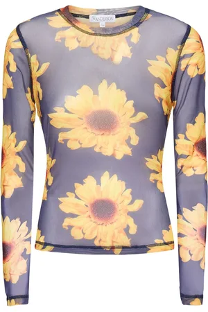 J.W.Anderson Top De Malla Con Estampado