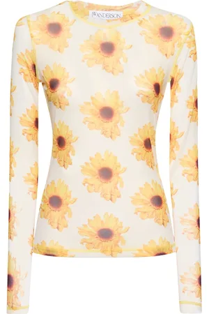 J.W.Anderson Top De Malla Con Estampado
