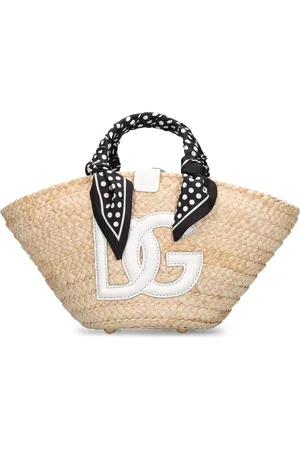 Dolce & Gabbana Bolso Tote Pequeño De Rafia