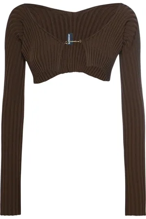 Jacquemus Cárdigan Corto Con Logo