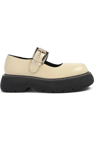 Msgm Zapatos Mary Jane De Piel 40mm