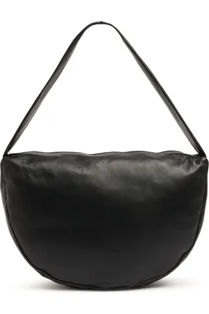 St Agni Bolso De Hombro Grande Crescent De Piel Suave
