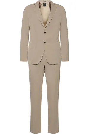 Ermenegildo Zegna Traje De Algodón Y Seda