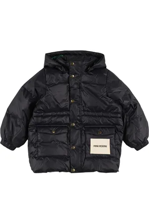Mini Rodini Chaqueta Acolchada De Techno Reciclado Con Capucha