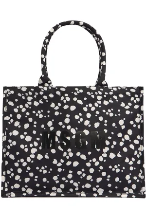 Msgm Bolso Tote Mediano Monogram Estampado
