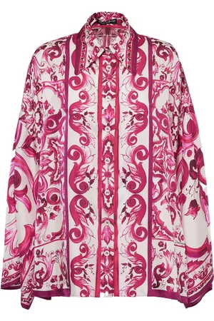 Dolce & Gabbana Camisa De Sarga De Seda Estampado