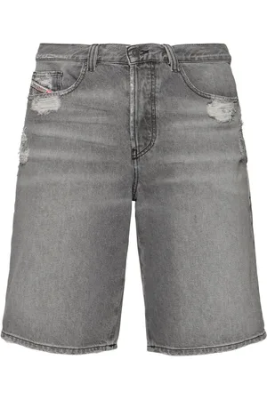 Diesel Shorts De Denim De Algodón