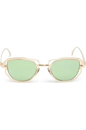 KUBORAUM Gafas De Sol Redondas Metalizadas
