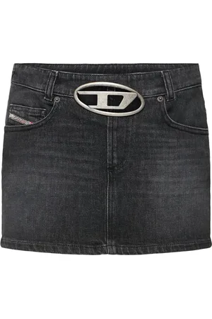 Diesel Minifalda De Denim Con Cintura Baja