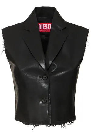 Diesel Chaleco De Lana Con Botones