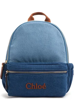 Chloé Mochila De Denim De Algodón