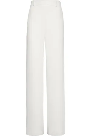 VALENTINO Pantalones Anchos De Cady De Seda