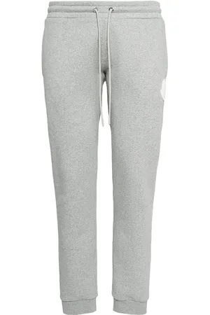 Moncler Pantalones De Felpa De Algodón Con Logo