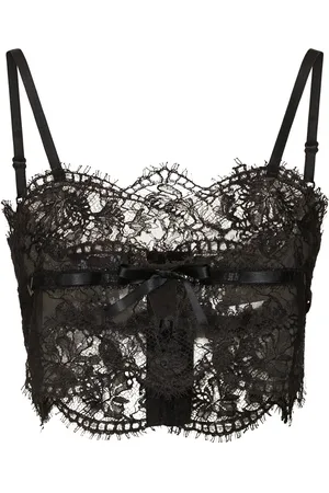 Dolce & Gabbana Top Bralette De Encaje Chantilly