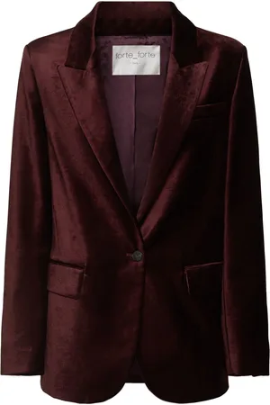 FORTE FORTE Chaqueta De Terciopelo De Algodón Stretch