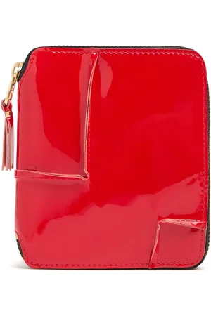 Comme des Garçons Cartera De Charol Con Cremallera