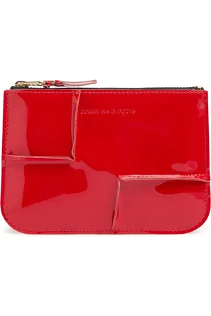 Comme des Garçons Cartera De Charol Con Cremallera