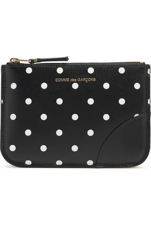 Comme des Garçons Cartera De Piel Con Lunares