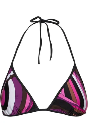 Puccini Top De Bikini Triangular De Lycra Estampado