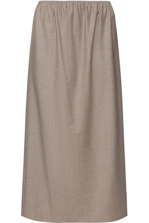 Carven Falda Midi De Franela