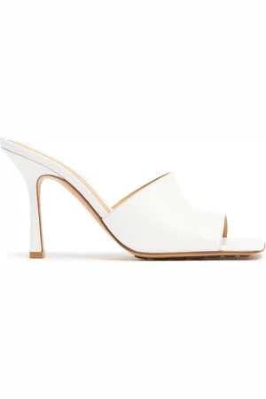 Bottega Veneta Sandalias Mules De Piel Stretch 90mm