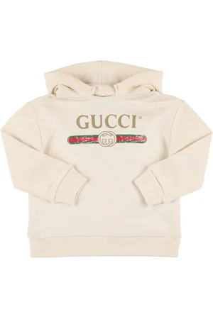 Gucci Sudadera De Felpa De Algodón Con Capucha
