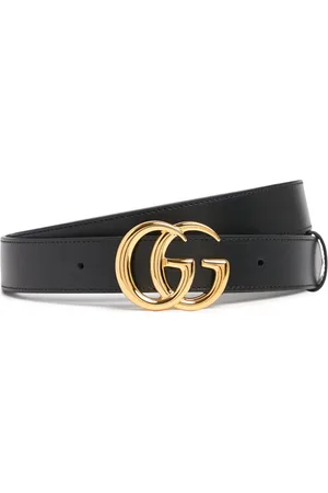 Gucci Cinturón De Piel Con Hebilla Gg 3cm