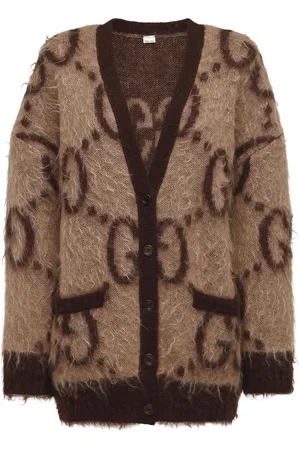 Gucci Cárdigan Gg Oversize De Punto De Mohair