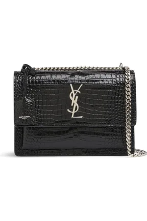 Saint Laurent Bolso Mediano Sunset De Piel Efecto Cocodrilo