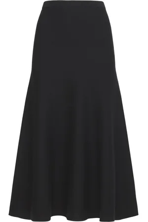 GABRIELA HEARST Falda Midi De Punto De Mezcla De Lana
