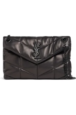 Saint Laurent Bolso De Hombro Pequeño Puffer De Piel