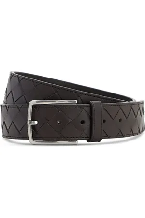 Bottega Veneta Cinturón New Intreccio De Piel Con Hebilla 3.5cm
