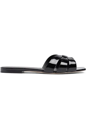Saint Laurent Sandalias "nu Pieds" De Charol 10mm
