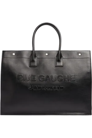 Saint Laurent Bolso Tote Grande Rive Gauche De Piel