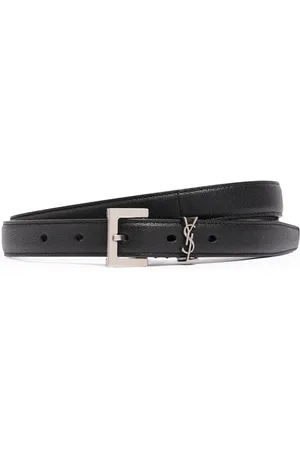 Saint Laurent Cinturón Yls De Piel Suave 2cm