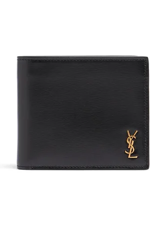 Saint Laurent Cartera De Piel Con Monograma