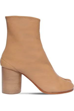 Maison Margiela Botines Tabi De Piel Efecto Vintage 60mm
