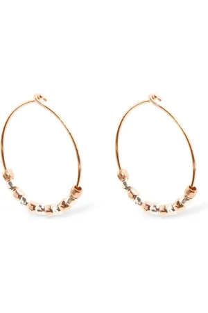 Dodo Pendientes Granelli De Playa Y Oro Rosa 9kt