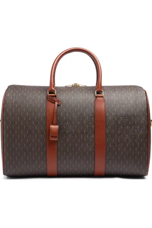 Saint Laurent Bolso Duffle De Lona Revestida Con Logo