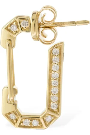 Eera Pendiente Individual De 18kt Y Diamantes