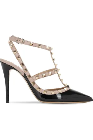 VALENTINO GARAVANI Zapatos "rockstud" De Charol Con Tachuelas 100mm