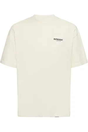 Represent Camiseta De Algodón Con Logo
